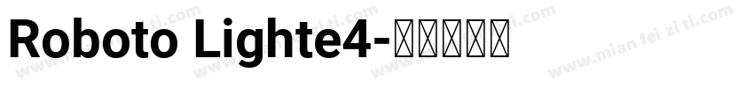 Roboto Lighte4字体转换